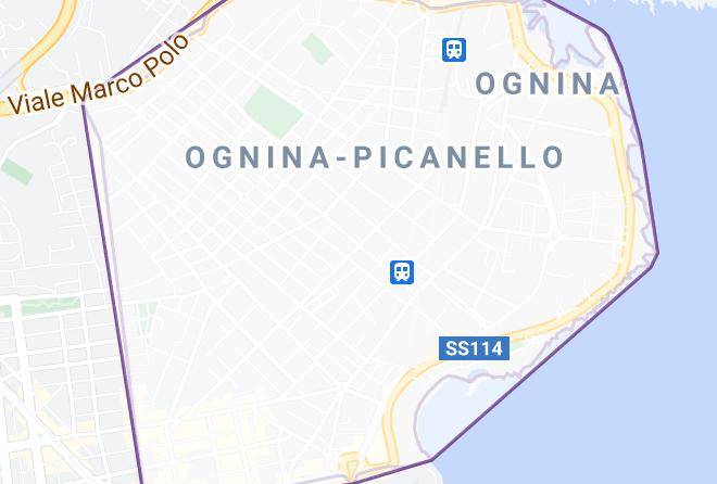 Catania - Seafront In The City Maps