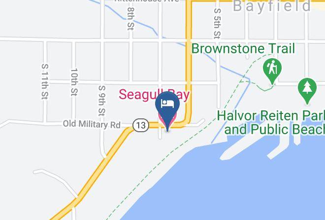 Bayfield - Seagull Bay Motel Maps