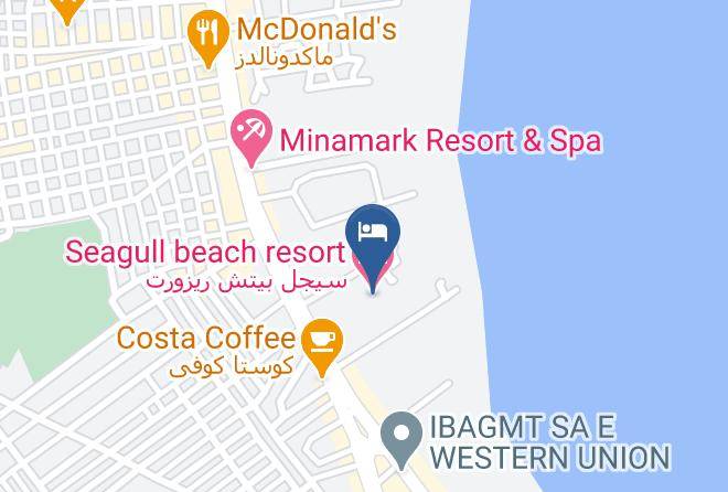 Hurghada - Seagull Beach Resort Maps