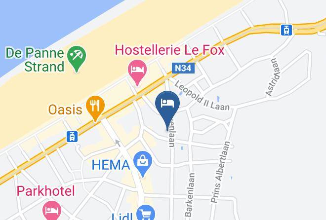 West Flanders - Seahorse Hotel Maps