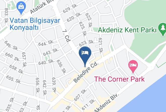 Konyaalti - Sealife Lounge Maps