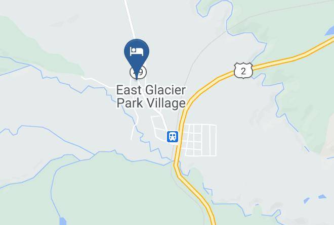 Glacier - Sears Motel And Cabins Maps