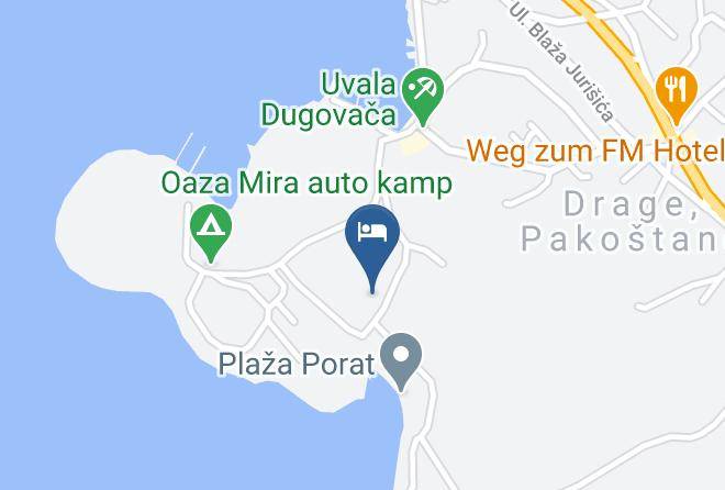 Pakostane - Seashell Mobile Homes Maps