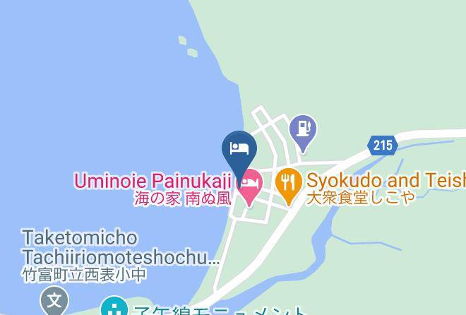 Taketomi Townyaeyama District - Seaside Hotel Blue Moon Maps