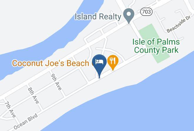 Charleston - Seaside Inn Maps