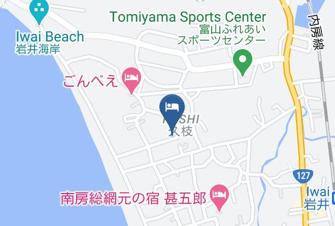 Minamiboso City - Seaside Inn Kiraku Maps
