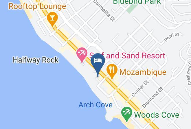 Orange - Seaside Laguna Inn & Suites Maps