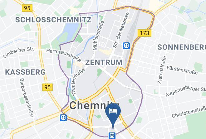Seaside Residenz Hotel Chemnitz Map