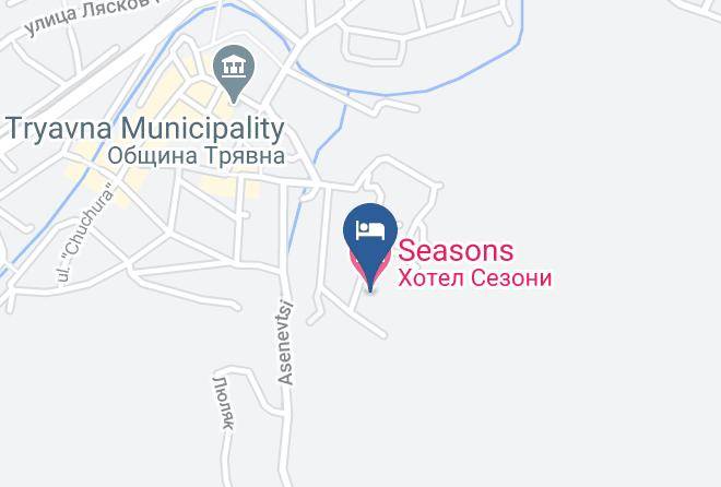 Tryavna - Seasons Hotel Maps