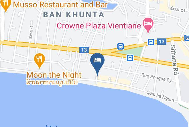 Vientiane - Seasons Riverside Hotel Maps