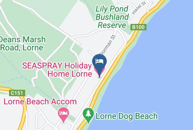 Surf Coast - Seaspray Holiday Home Lorne Maps