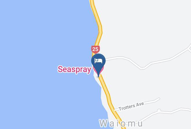 Thames Coromandel - Seaspray Motel Maps