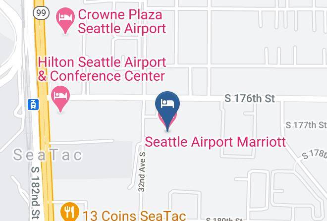 King - Seattle Airport Marriott Maps