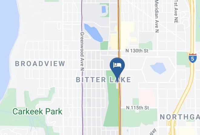 Seattle Inn Northgate Map