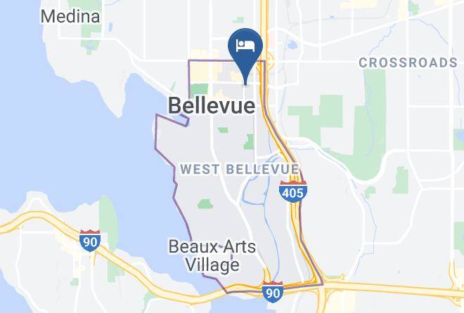 Seattle Marriott Bellevue Map