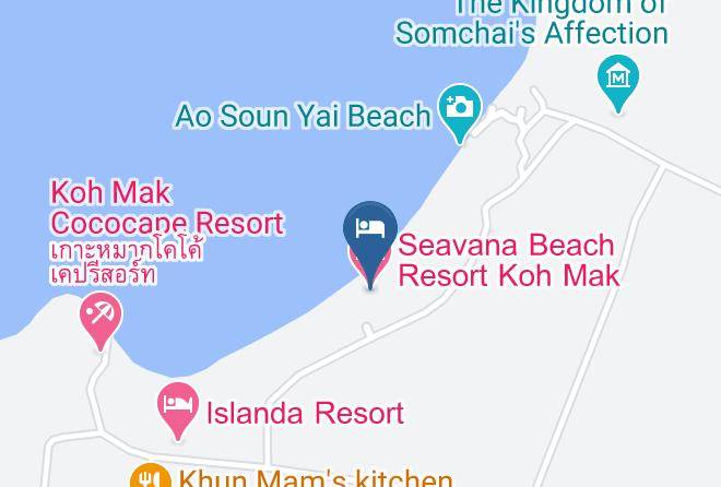 Amphoe Ko Kut - Seavana Beach Resort Koh Mak Maps