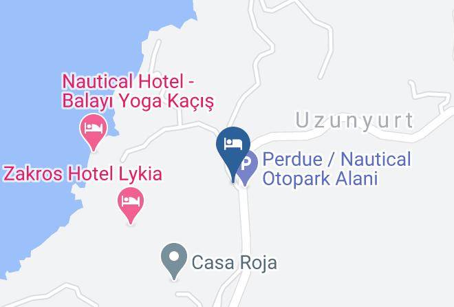 Mugla - Seaview Faralya Butik Hotel Maps