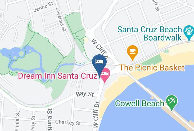 Santa Cruz - Seaway Inn Maps