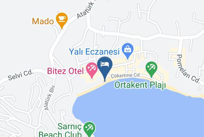 Bodrum - Sebastian Hotel Maps