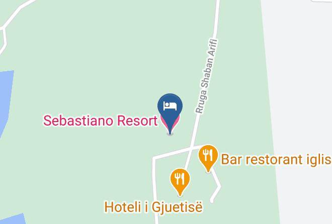 Sebastiano Resort Karte - Lezhe