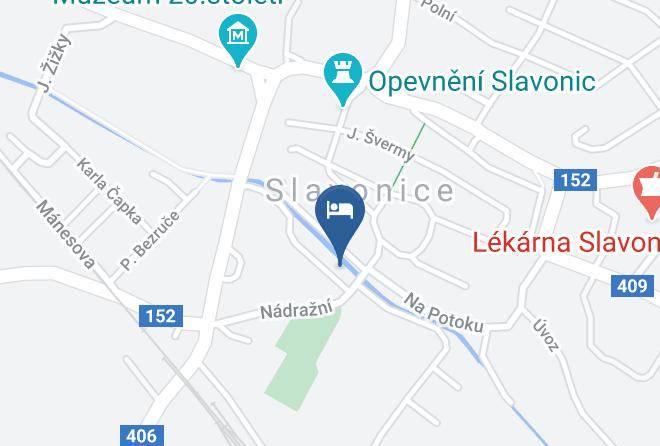 Jindrichuv Hradec - Secesni Dum Slavonice Maps