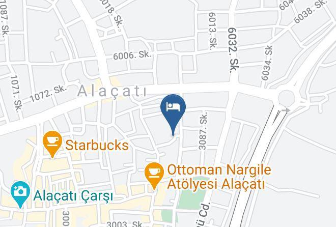 Cesme - Secilmis Konak Otel Maps