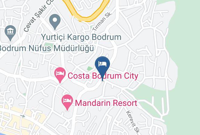 Bodrum - Seckin Best Hotel Maps