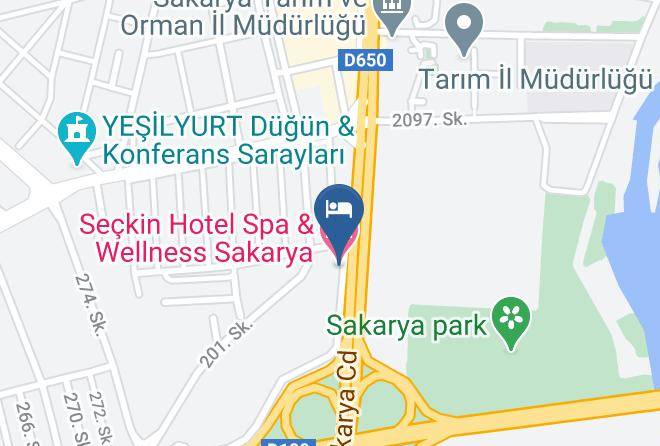 Erenler - Seckin Hotel Spa & Wellness Sakarya Maps