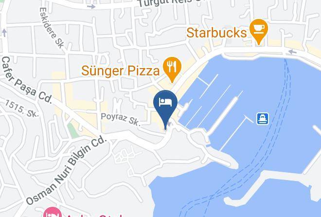 Bodrum - Seckin Konaklar Hotel Maps