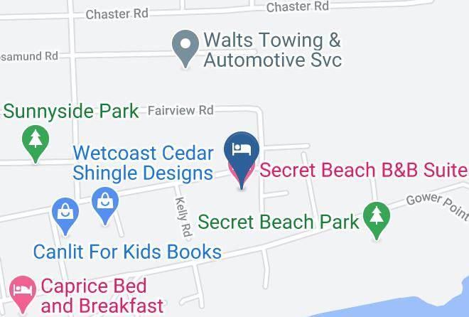 Sunshine Coast - Secret Beach B&b Suites Maps