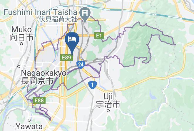 Kyoto City Fushimi Ward - Secret Garden Kyoto Maps