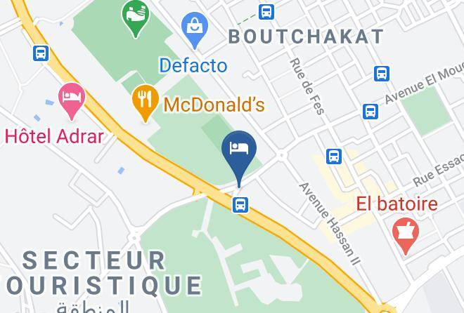 Agadir - Secret Hotel 4 Agadir Maps