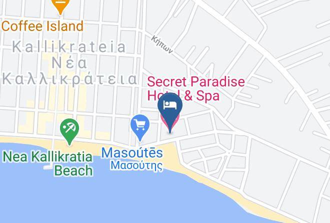 Khalkidhiki - Secret Paradise Hotel & Spa Maps