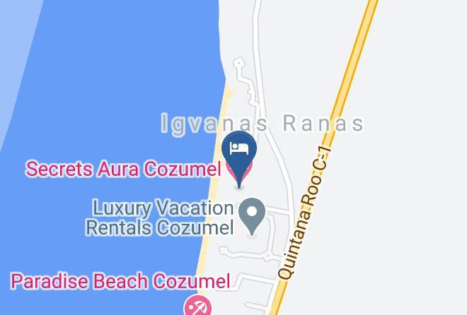 Cozumel - Secrets Aura Cozumel Maps