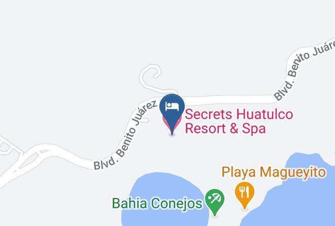 Santa Maria Huatulco - Secrets Huatulco Resort & Spa Maps