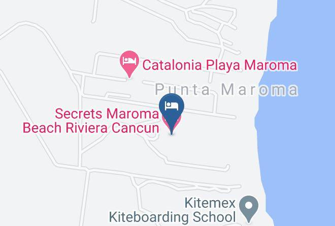 Secrets Maroma Beach Riviera Cancun Map