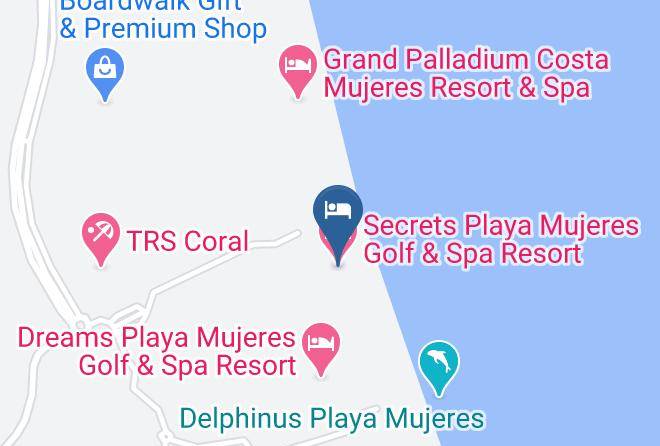 Isla Mujeres - Secrets Playa Mujeres Golf & Spa Resort Maps