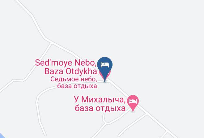 Sed'moye Nebo Baza Otdykha Map