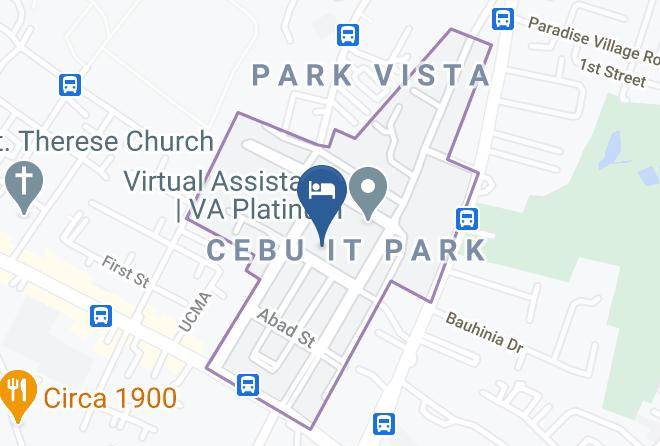 Cebu - Seda Central Bloc Cebu Maps