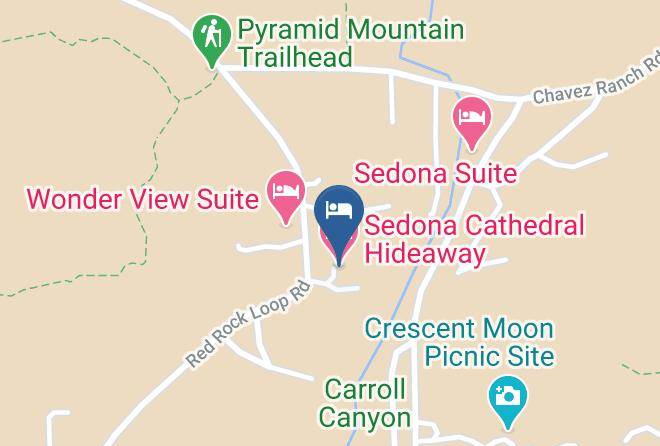 Yavapai - Sedona Cathedral Hideaway Maps
