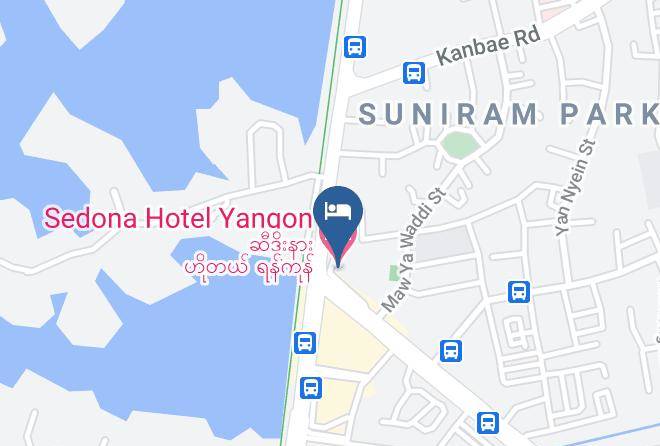 Yangon East - Sedona Hotel Yangon Maps