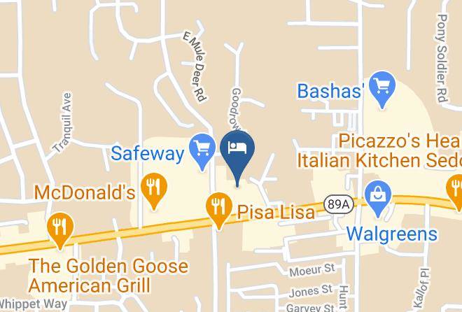 Yavapai - Sedona Rouge Hotel And Spa Trademark Collection By Wyndham Maps