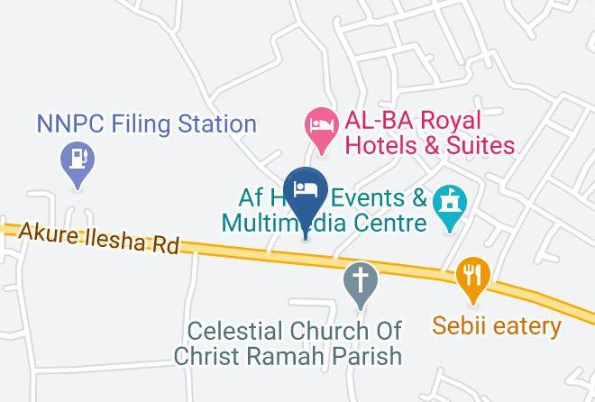 Akure - Seebi Holdings Hotel Akure Maps