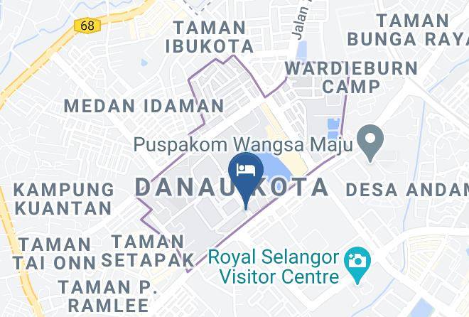 Kuala Lumpur - Hotel Seeds Setapak Pv128 Maps