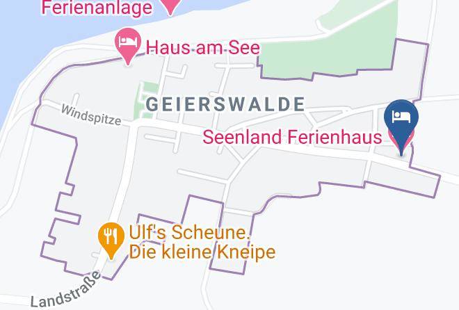 Bautzen - Seenland Ferienhaus Maps