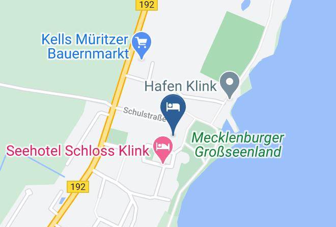 Mecklenburgische Seenplatte - Seeresidenz Klink Maps