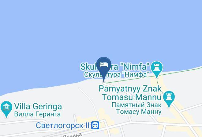 Svetlogorsky District - Seestern Hotel Maps