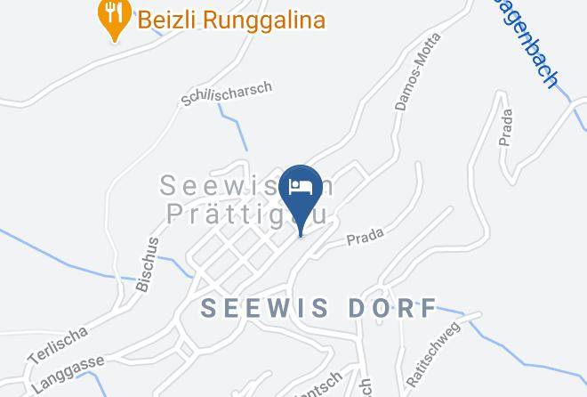 Prattigau Davos - Seewis I P Hotel Scesaplana Maps