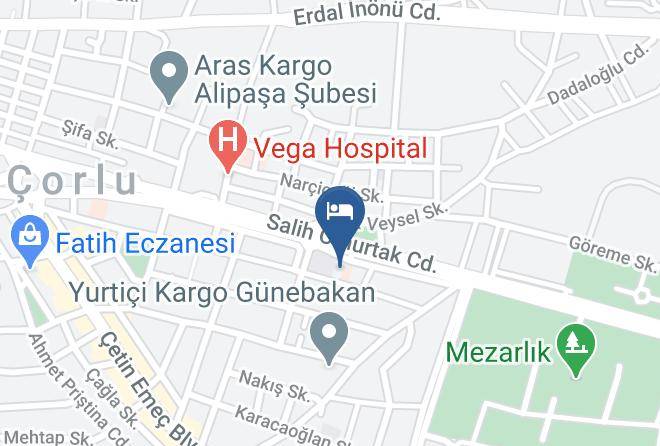 Corlu - Sefa Hotel Maps