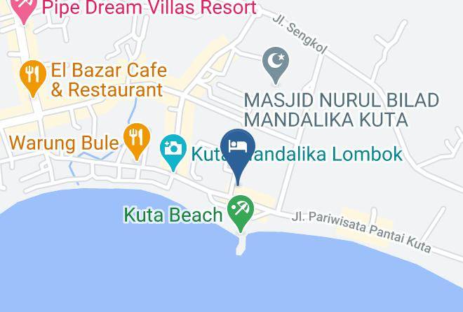 Central Lombok Regency - Segara Anak Hotel Kuta Lombok Maps